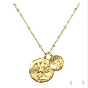 Satya Jewelry Lotus Necklace 18”